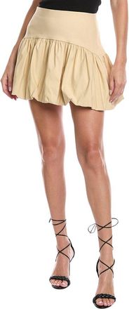 Kenneth Cole Side Zip Bubble Hem Mini Skirt