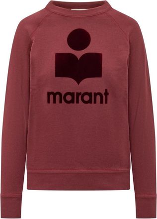 Isabel Marant Millyny Sweatshirt - Dames - Sweatshirts - Rood - 2XS - Katoen - Hoodies & sweatvesten