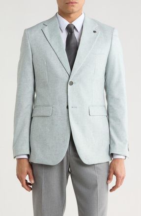 T.R. Premium Slim Fit Textured Blazer in Mint at Nordstrom Rack, Size Xx-Large