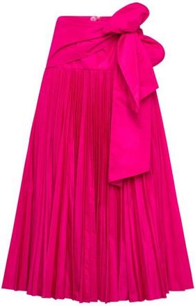 Maison Common Taffeta Skirt With Bow Tie in Pink at Nordstrom, Size 36