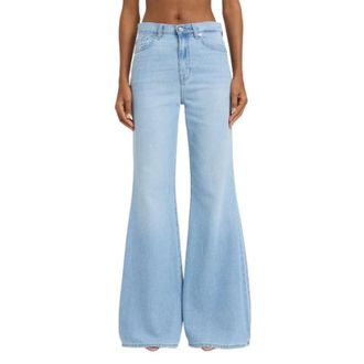 7 For All Mankind Jeans, Dames, Blauw, W29, Retro Flare Hana