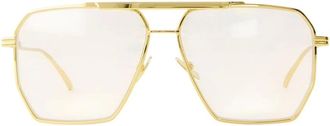 Bottega Veneta Sunglasses, male, Yellow, Size: 60 MM Bv1012S Sunglasses