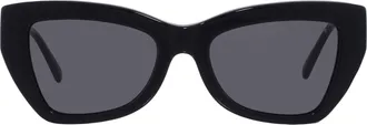 Michael Kors Montecito Dark Gray Solid Cat Eye Ladies Sunglasses 0MK220 5300587 52
