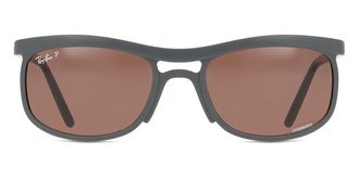 Ray-Ban RB4452Ch Polarized 60171A Mens Sunglasses Grey Size 56