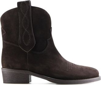 Notabene Stivaletti Western in pelle scamosciata - Marrone