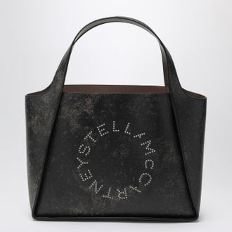 Stella McCartney Stella Mc Cartney Large Stella Logo Bag With Aged Effect