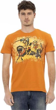 Trussardi T-shirt Grafica Manica Corta - - Tops - Uomo - Arancione - M