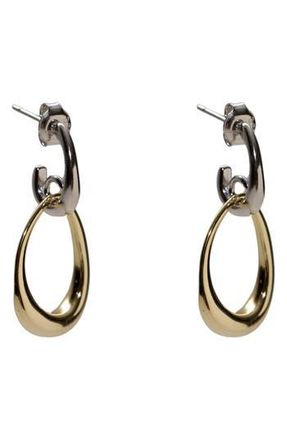Argento Vivo Interlock Drop Earrings in Gold/Silver at Nordstrom Rack