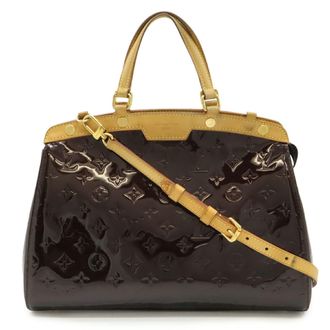 Louis Vuitton Amarante Monogram Vernis Handbag Shoulder Bag Tote Bag (Pre-Owned)