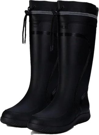 Generic Mens Rain Boots Long Tube Water Shoes Work Platform Cotton Outer Wear