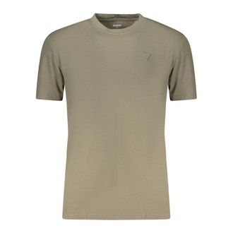 Guess T-Shirts, male, Green, Size: 2XL Short-Sleeved T-Shirt