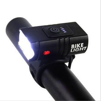 OEM Luz Para Bicicleta, Luz Para Bicicleta S&uacute;per Brillante De Alta Luminosidad, 6 + 4 Modos, Recargable Por Usb, Juego De Luz Delantera Y Trasera Para Bic