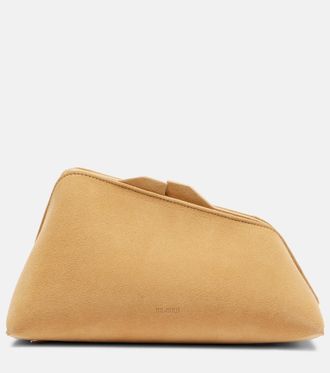 The Attico 8.30 PM oversized suede clutch