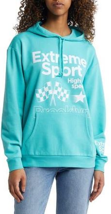 Vinyl Icons Extreme Sports Graphic Hoodie in Turq at Nordstrom Rack, Size Small