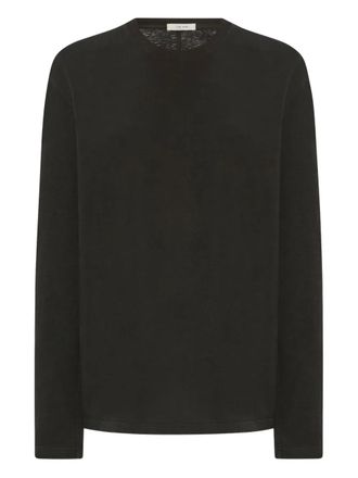 The Row Amia long-sleeve T-shirt - Grijs