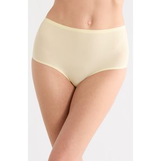 Chantelle Soft Stretch High Waist Briefs in French Vanilla at Nordstrom
