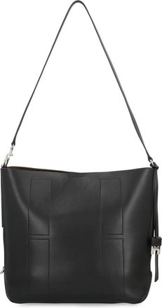 Hogan Hocket Medium Hobo Tas - Dames - Schoudertassen - Zwart - ONE Size - Leer - Tassen