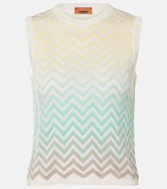 Missoni Zigzag cotton-blend top