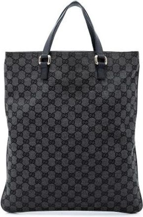 Gucci Pre-owned Tote Bags, female, Gray, Size: ONE SIZE Pre-owned Tote Bag