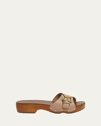 サンダル・ミュール CHLOE Women Sandals C23U188EF 26Y Beige Chloé Woody Mule | Chloé US