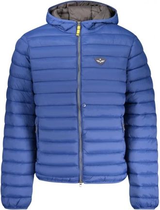Armata Di Mare Gewatteerde jas met capuchon - Heren - Winterjassen - Blauw - S - Jassen