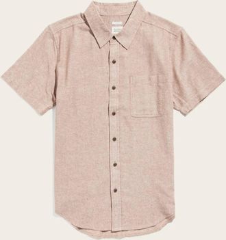 Bridge & Burn Mens Malcolm Shirt In Rust Chambray