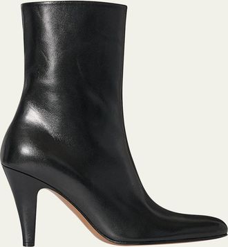 The Row 90mm Ornella Leather Booties