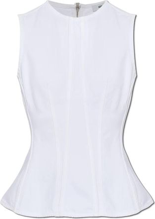 A Gold E Corbin Top - Dames - Tops zonder mouwen - Wit - XS - Katoen - Tops