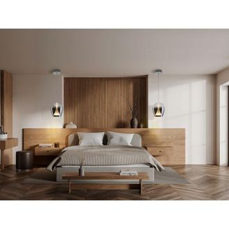 Schuller L&aacute;mpara De Techo Colgante Suspiro Cromo/smoky D18