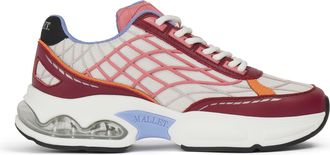 Mallet Footwear Womens Neptune Trainers in Pink Leather - Size UK 5