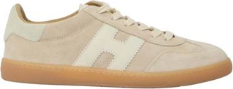 Hogan Beige Color Block Cool Sneakers
