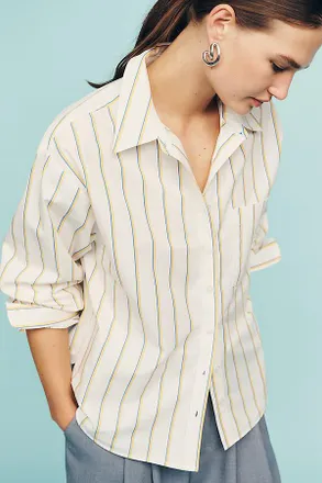 Maeve Shrunken Bennet Buttondown Shirt