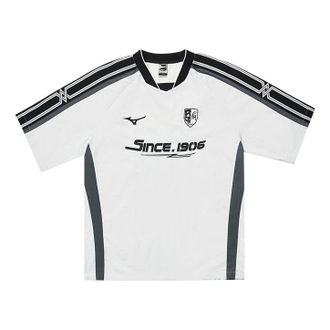 Mizuno Oversized Soccer T-Shirt White Black K2CE43Y1