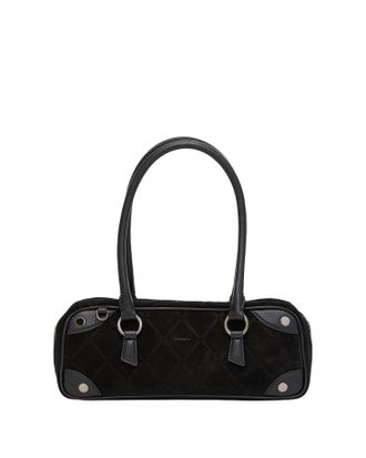 Hammitt Hammitt Meredith Noir Diamond Suede Gunmetal Sml