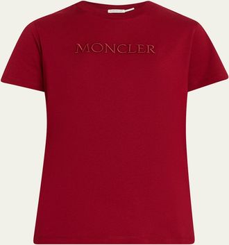 Moncler Short-Sleeve Logo Tee