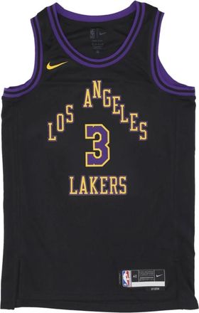 Nike City Edition Basketball Tank Top Anthony Davis - Heren - Fitness - Zwart - 2XL - Polyester - Fitness