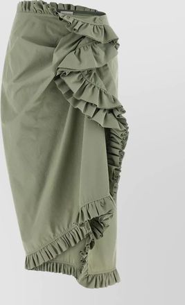 Dries Van Noten sina skirt asymmetric hem midi length