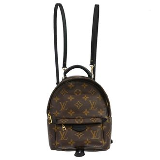 Louis Vuitton Palm Springs Monogram Brown Canvas Backpack Bag (Pre-Owned)