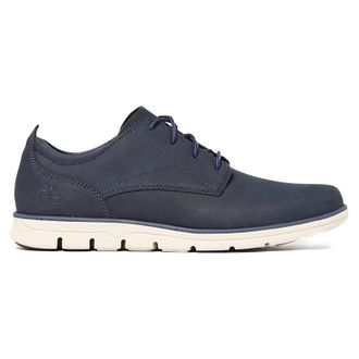 Timberland Bradstreet Low Lace Leather Mens Fashion Trainers - Navy - Size:UK 10.5