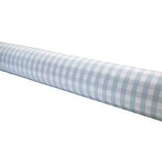 cofan Cofan - Rollo De Mantel Antimanchas Cuadros Azules 1,40 X 20 M