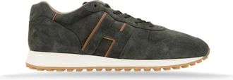 Hogan Su&egrave;de Vetersneakers - Heren - Sneakers - Groen - 40 EU - Su&egrave;de - Schoenen