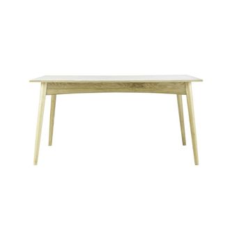 Maisons du monde Mesa de comedor extensible blanca de 6 a 10 personas L.150/220 cm