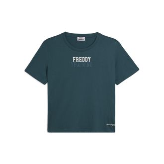Freddy T-shirt Comfort Freddy Training con Dettagli Glitter