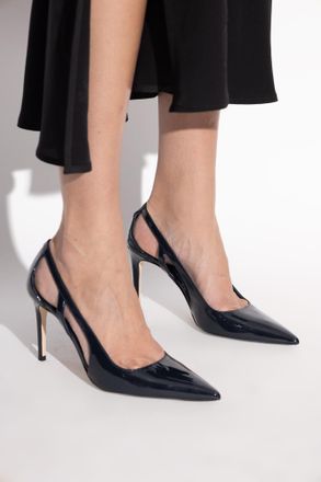 Stuart Weitzman Stuart Power Cutout Pumps, Womens, Black