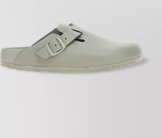 Birkenstock buckle detail clogs flat sole