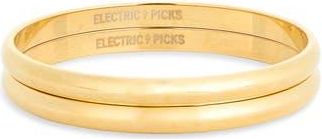 Electric Picks Linked Up Bangle Set in Gold at Nordstrom Rack