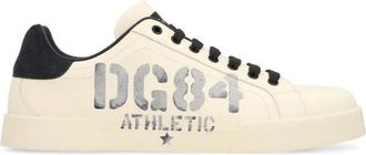 Dolce & Gabbana Athletic Leren Lage Sneakers - Heren - Sneakers - Beige - 41 1/2 EU - Leer - Schoenen