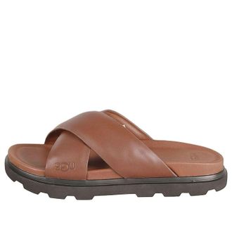UGG Capitola Cross Slide Sandal Cognac 1153076-COG