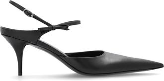 Balenciaga Pumps, female, Black, Size: 10 US Avenue Bow Slingback