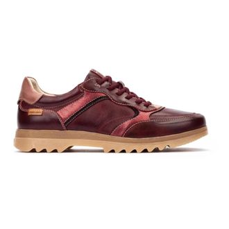 Pikolinos Rode Damessneaker - Vigo Stijl - Dames - Sneakers - Rood - 38 EU - Schoenen